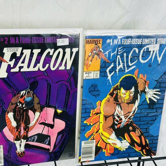 Falcon 1-4 Marvel Premiere 49 & Team Up 114 Lot 1st Appearance of The Silencer - Picture 3 of 4